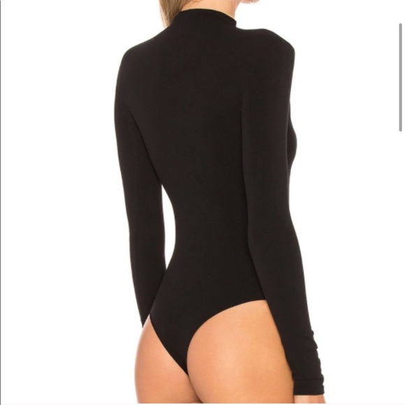 LAST ONE Commando Body Turtleneck Bodysuit Black - Picture 3 of 7